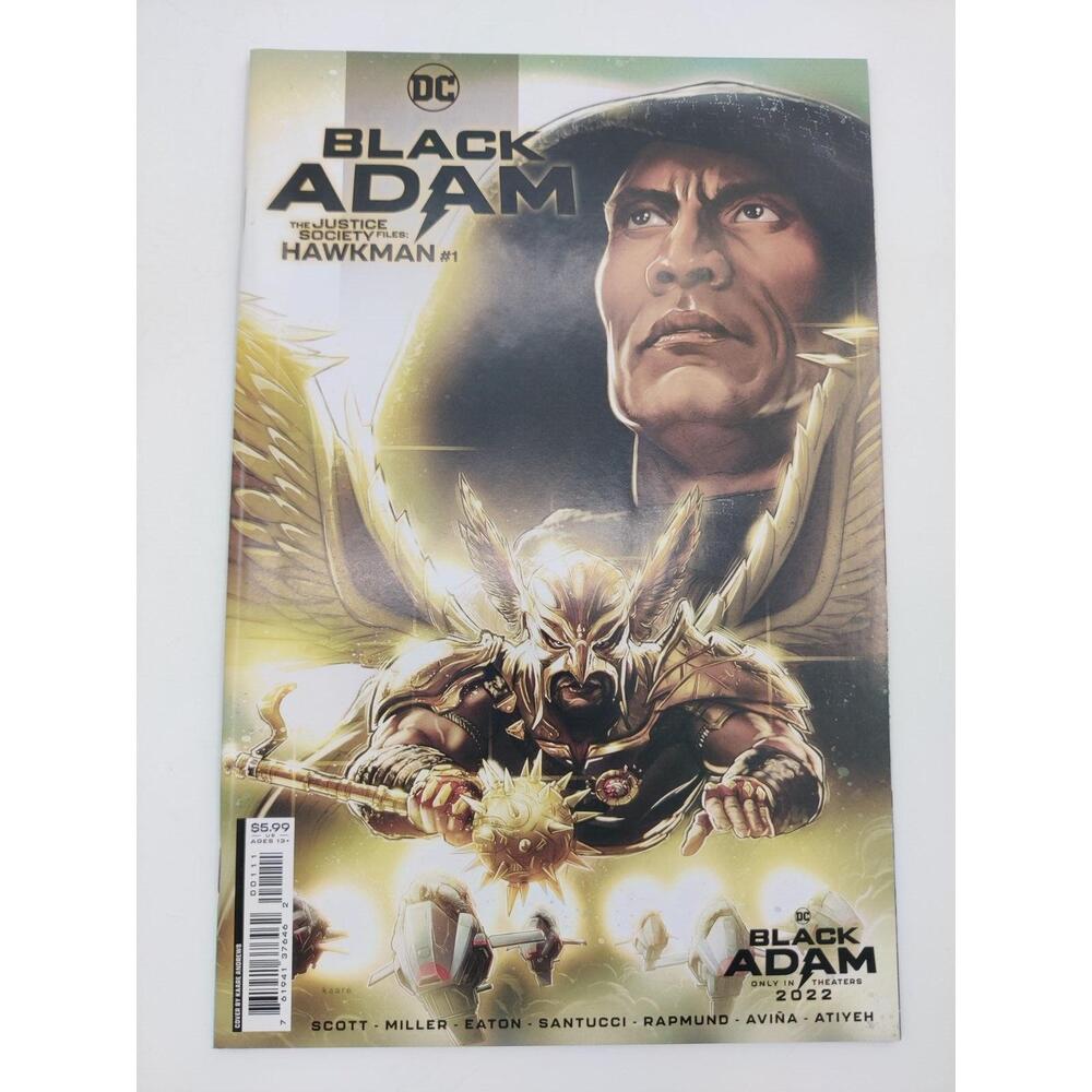 Black‎ Adam: The Justice Society Files Hawkman #1 - Kaare Andrews cover - VF+/NM